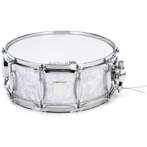 Trick Drums Buddy Rich Commemorative Snare Drum - 5.5 x 14-inch - White Marine Pearl Wrap