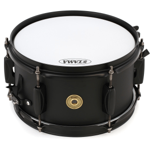 Tama Steel Snare Drum - 5.5 x 10-inch - Black/Black
