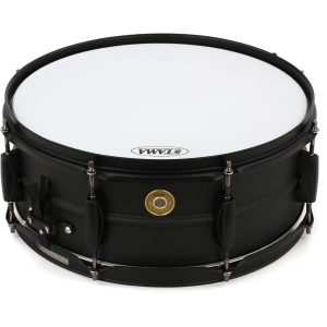 Tama Steel Snare Drum - 5.5 x 14-inch - Black/Black