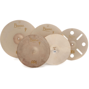 Meinl Cymbals Byzance Vintage Benny Greb Sand Series Set - 14/18/20 inch - with Free 16 inch Trash Crash
