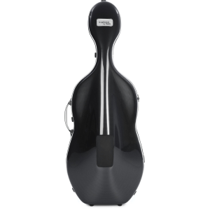 BAM 1002XLC Hightech Adjustable Cello Case - Black Carbon Look