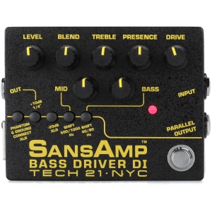 Tech 21 SansAmp Bass Driver DI V2 Pedal