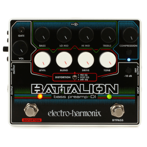 Electro-Harmonix Battalion Bass Preamp and DI Pedal
