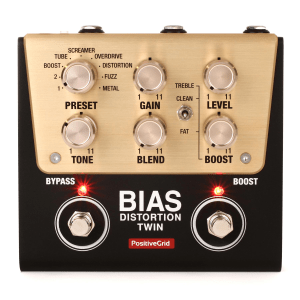 Positive Grid BIAS Distortion Twin Tone Match Distortion Pedal
