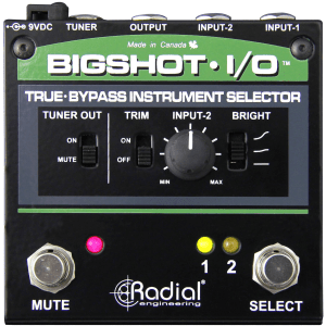 Radial BigShot I/O True-bypass Instrument Selector