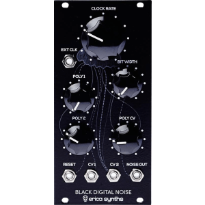 Erica Synths Black Digital Noise Eurorack Noise Module with Adjustable Frequency