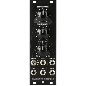 Erica Synths Black Filter Coupler Eurorack Satellite Module for Black High Pass VCF and Black Low Pass VCF