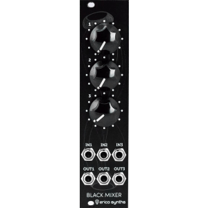 Erica Synths Black Mixer v2 Eurorack Mixer Module with Buffered Outs