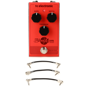 TC Electronic Blood Moon Phaser Pedal with Patch Cables