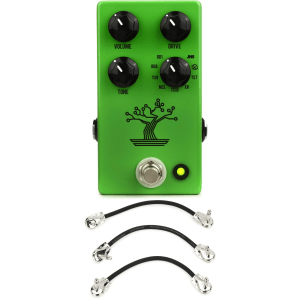 JHS Bonsai 9-way Screamer-style Overdrive Pedal with Patch Cables