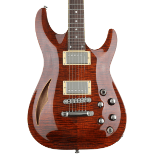 Schecter C-1 E/A Classic Semi-hollowbody Electric Guitar - Cats Eye