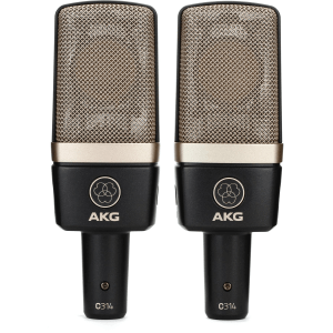 AKG C314 Multi-pattern Large-diaphragm Condenser Microphone - Matched Stereo Pair