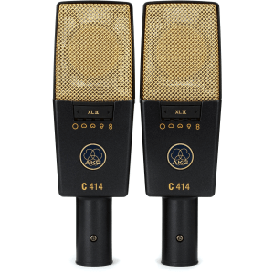 AKG C414 XLII/ST Large-diaphragm Condenser Microphone - Matched Pair
