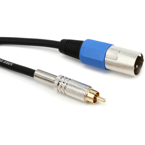 Lynx CBL-XMDR18 XLR Male to RCA Male S/PDIF Adapter Cable - 1.5 foot
