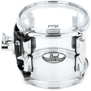 Pearl Crystal Beat Mounted Tom - 8 x 7 inch - Ultra Clear