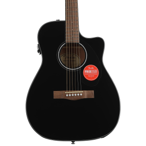 Fender CC-60SCE Acoustic-electric Guitar - Black