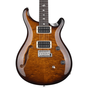 PRS CE 24 Semi-Hollow Electric Guitar - Black Amber