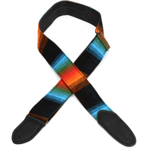 LM Products The Rambler Flannel Guitar Strap - Multicolor