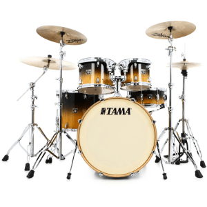 Tama Superstar Classic CL52KS 5-piece Shell Pack with Snare Drum - Gloss Lacebark Pine Fade