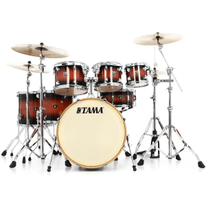 Tama Superstar Classic CL72S 7-piece Shell Pack with Snare Drum - Mahogany Burst Lacquer