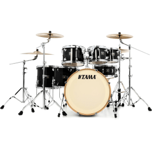 Tama Superstar Classic CL72S 7-piece Shell Pack with Snare Drum - Transparent Black Burst Lacquer