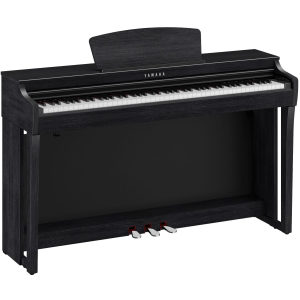 Yamaha Clavinova CLP-725 Digital Upright Piano with Bench - Matte Black Finish