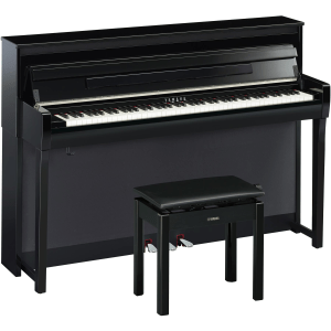 Yamaha Clavinova CLP-785 Digital Upright Piano with Bench - Polished Ebony Finish