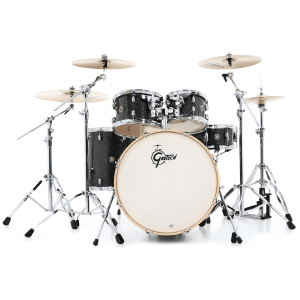 Gretsch Drums Catalina Maple CM1-E825 5-piece Shell Pack with Snare Drum - Black Stardust