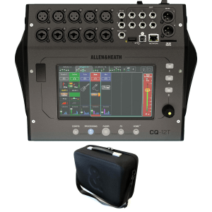 Allen & Heath CQ-12T 10-channel Digital Mixer with Padded Carry Bag