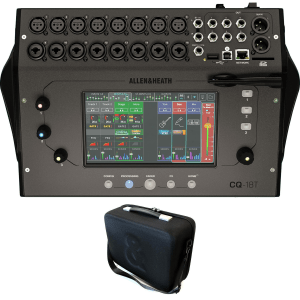 Allen & Heath CQ-18T 16-channel Digital Mixer with Padded Carry Bag