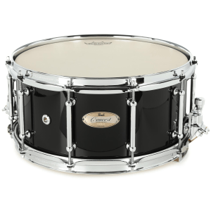 Pearl Concert Snare Drum - 6.5-inch x 14-inch - Piano Black