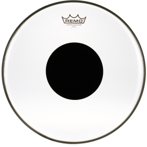 Remo Controlled Sound Clear Drumhead - 14 inch - with Black Dot