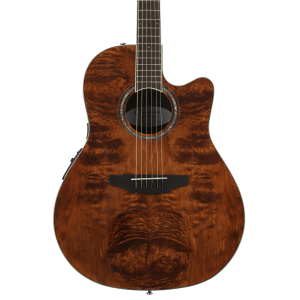Ovation Celebrity Standard Plus Mid-Depth Acoustic-Electric Guitar - Nutmeg Burled Maple