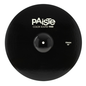 Paiste 18 inch Color Sound 900 Black Crash Cymbal