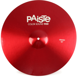 Paiste 18 inch Color Sound 900 Red Crash Cymbal