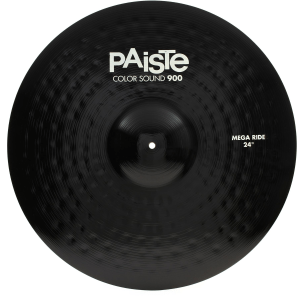 Paiste 24 inch Color Sound 900 Black Mega Ride Cymbal