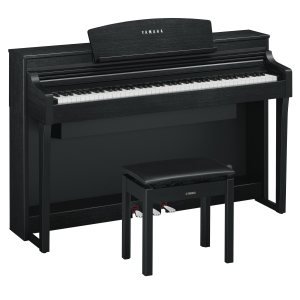 Yamaha Clavinova CSP-170 Digital Upright Piano - Matte Black Finish