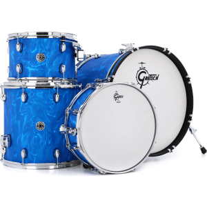 Gretsch Drums Catalina Club CT1-J404 4-piece Shell Pack with Snare Drum - Blue Satin Flame