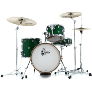 Gretsch Drums Catalina Club CT1-J484 4-piece Shell Pack with Snare Drum - Emerald Green - Sweetwater Exclusive
