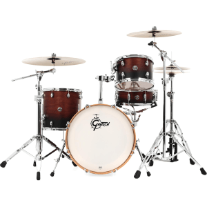 Gretsch Drums Catalina Club CT1-J404 4-piece Shell Pack with Snare Drum - Satin Antique Fade