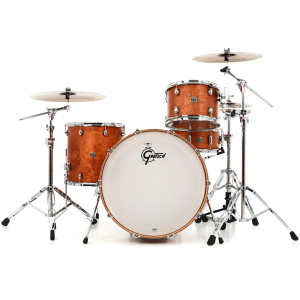 Gretsch Drums Catalina Club CT1-R444C 4-piece Shell Pack with Snare Drum - Satin Walnut Glaze