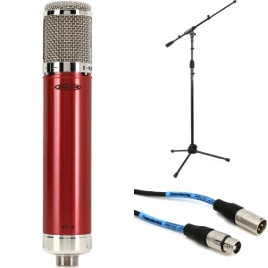 Avantone Pro CV-12 Large-diaphragm Tube Condenser Microphone Bundle with Stand and Cable