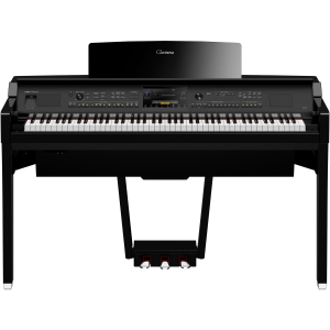 Yamaha Clavinova CVP-809 Digital Upright Piano with Bench - Polished Ebony Finish