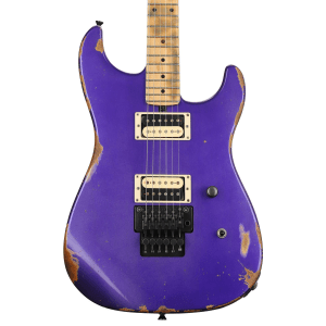 Friedman Cali Aged Electric Guitar - Purple Metallic with Maple Fingerboard