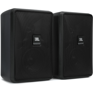 JBL Control 23-1 3" Ultra-Compact Indoor/Outdoor Speakers - Black (Pair)