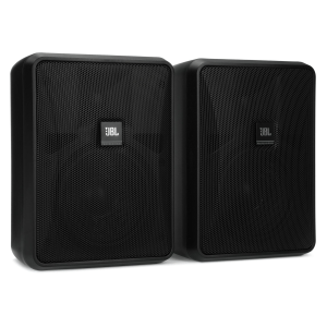 JBL Control 25-1 Indoor/Outdoor Surface-Mount Speakers - Black (Pair)
