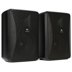 JBL Control 28-1 8" Indoor/Outdoor Surface-Mount Speakers - Black (Pair)