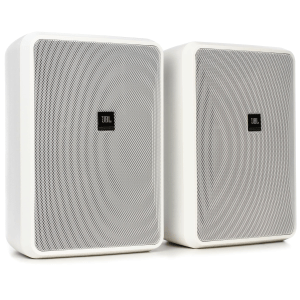 JBL Control 28-1 8" Indoor/Outdoor Surface-Mount Speakers - White (Pair)