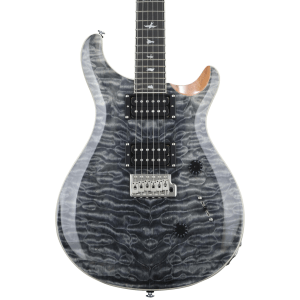 PRS SE Custom 24 Electric Guitar - Quilt Charcoal, Sweetwater Exclusive
