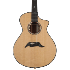Breedlove Custom Concert CE Bearclaw Sitka-quilted Bubinga Acoustic-electric Guitar - Natural